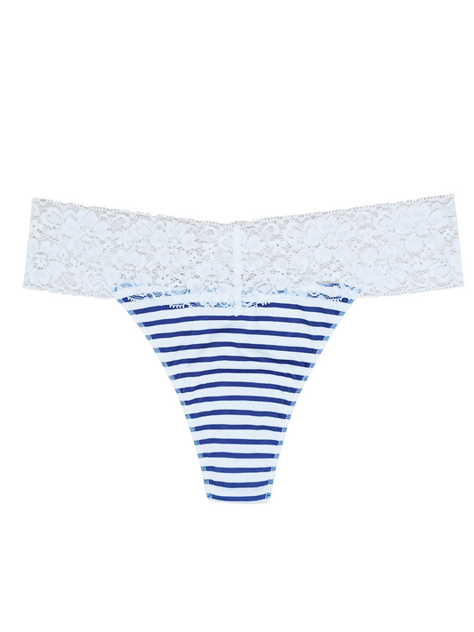 Lace trimmed Thong Panty
